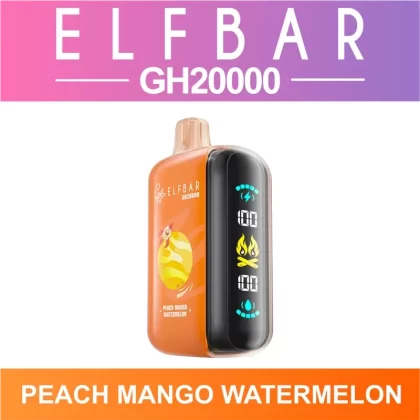 ELF BAR GH20000 Disposable Vape – Peach Mango Watermelon