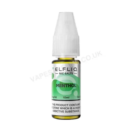 ELFBAR ELFLIQ Menthol Nic Salt E-Liquid - Vapestreams Co