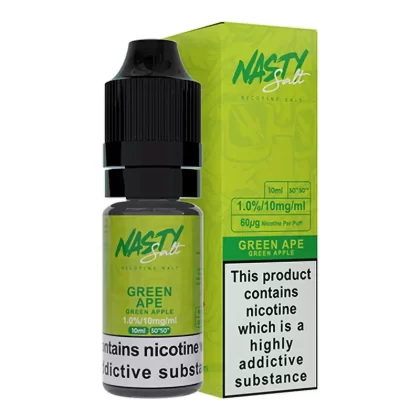 Nasty Salt Green Ape Nic Salt Vape Juice - Strength#10mg>20mg