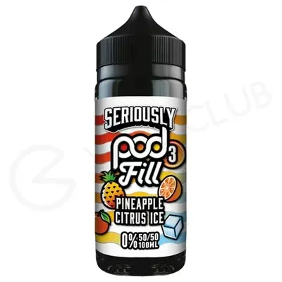 Pineapple Citrus Ice Shortfill E-Liquid by Seriously Pod Fill 3 100ml