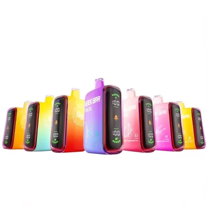 Geek Bar Pulse 15000 Puffs Disposable Vape with Smart Screen - Random Flavors; 5-nicotine (5E7245)
