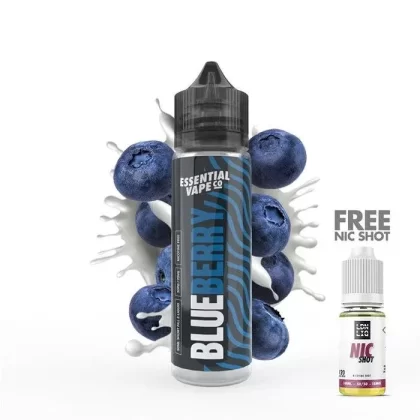 Essential Vape Co Blueberry 50ml Short Fill E-Liquid
