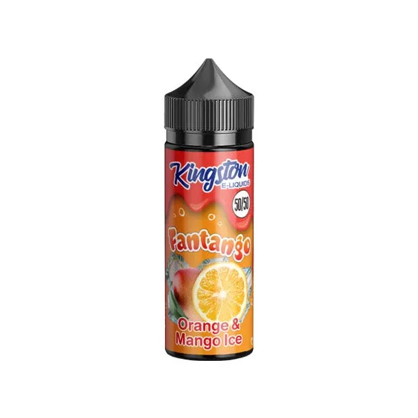 Kingston Fantango Ice 120 ml Chill Blend 0 mg (50VG/50PG) - Geschmack#Orange & Mango Eis>Eis Apfel & schwarze Johannis beere>Grapeberry-Eis>Erdbeer-& Limetten eis>Zitronen-und Limetten eis (882D8E)