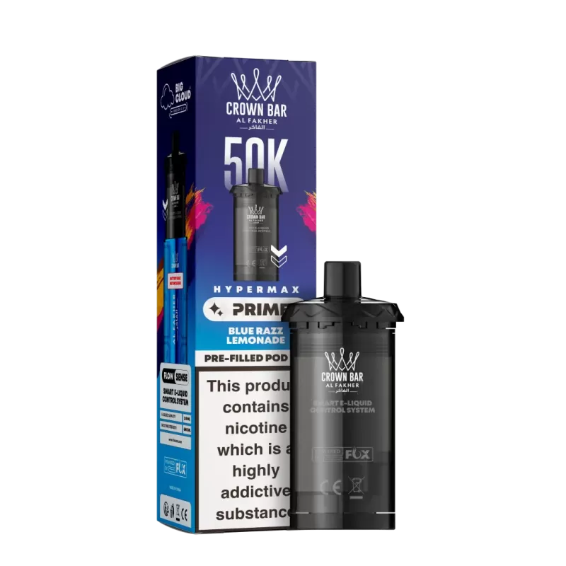 Al Fakher Hypermax Prime 50K Prefilled Pod Refills - Strawberry Punch - Image 2