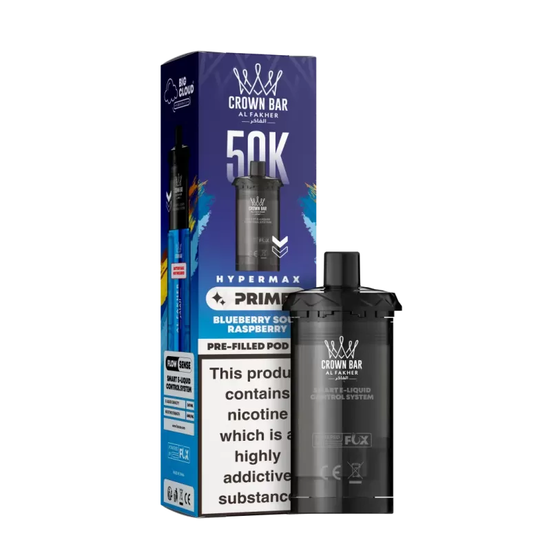 Al Fakher Hypermax Prime 50K Prefilled Pod Refills - Strawberry Punch - Image 3