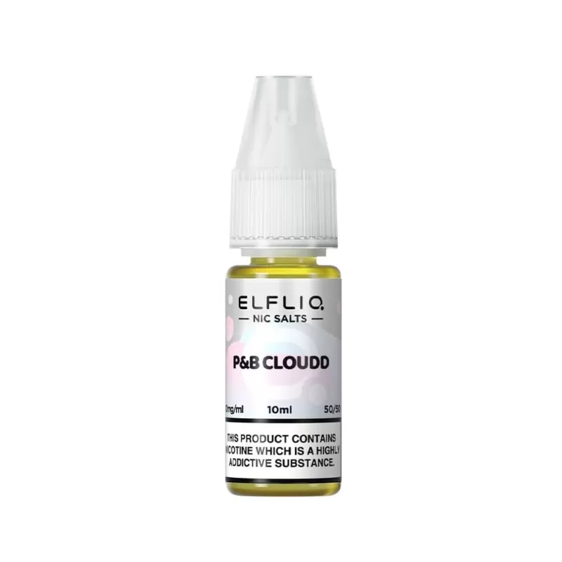 Cotton Candy Ice (P&B Cloudd) Nic Salt E-Liquid by Elf Bar Elfliq (10ml) - 10mg - Image 2