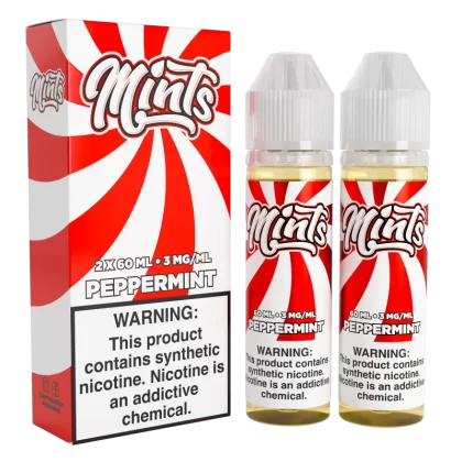 Mints Vape Co - Peppermints - 120ML E-Liquid (Twin 60ML Pack) - 6MG