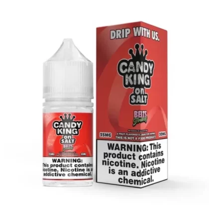 Candy King on Salt Belts Strawberry eJuice - Vape Product; Vape Product, Vape Product (BDE6E3)