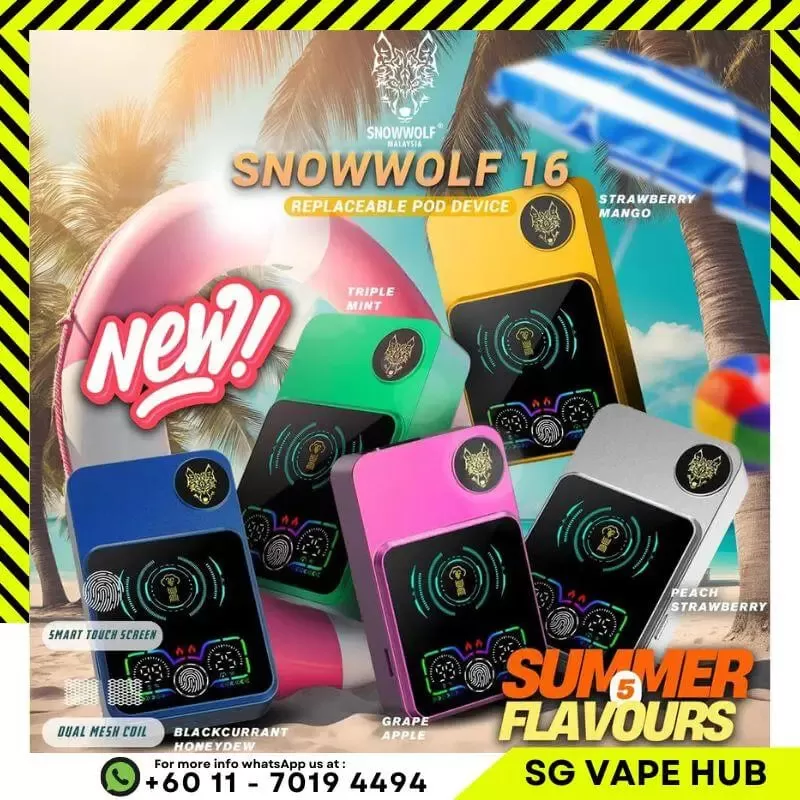 SNOWWOLF 16000 Puffs - Cartridge / Strawberry Watermelon - Image 2