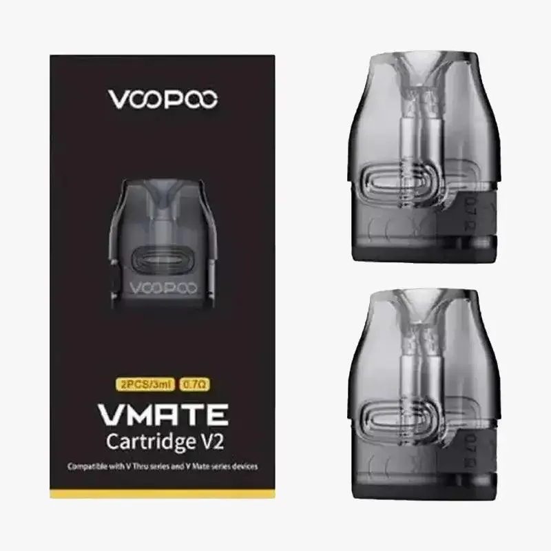 Voopoo VMATE V2 Replacement Pods - 0.4 Ohm - Top Fill - Two Pod Pac