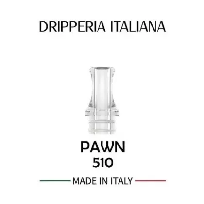 Drip Tip 510 PAWN Clear PC – Dripperia Italiana