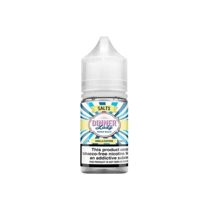 Dinner Lady Salt 30ml – Vanilla Custard