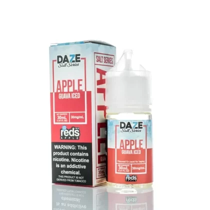 7 Daze TFN Salt Series - Reds Apple eJuice - Guava Iced - 30ml (DISCONTINUED) - 50mg