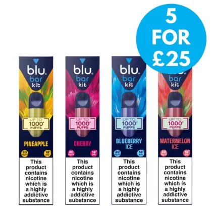 20mg Blu Bar 1000 Vape Kit - Vape Co