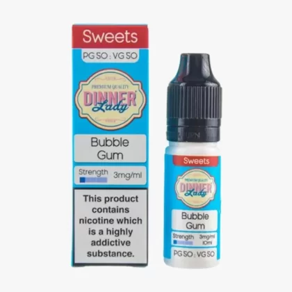 Bubblegum 50/50 E-Liquid by Dinner Lady - 12mg