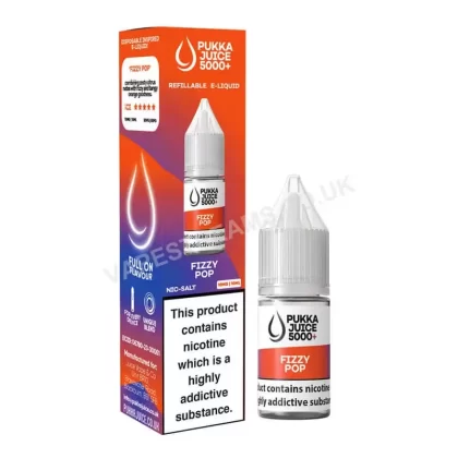 Pukka Juice 5000+ Fizzy Pop Nic Salt E-liquid - Vapestreams Co