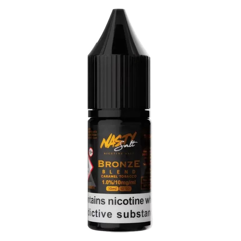 Bronze Blend Nic Salt E-Liquid 10ml by Nasty Salt