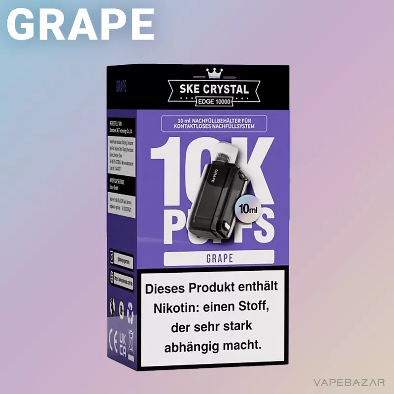SKE Crystal Edge 10k – Grape - 20mg/ml - Image 2