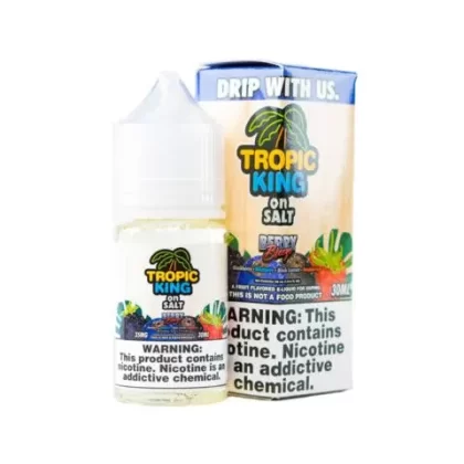 Tropic King On Salt Nic Premium E-Liquid 30ml - Lychee Luau / 35mg