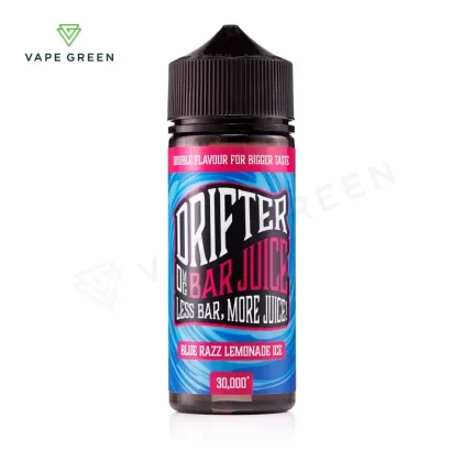 Blue Razz Lemonade Ice Shortfill E-Liquid by Drifter Bar Juice 100ml - Eliquidsupply