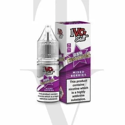 IVG BAR FAVOURITES MIXED BERRIES NIC SALT E-LIQUID