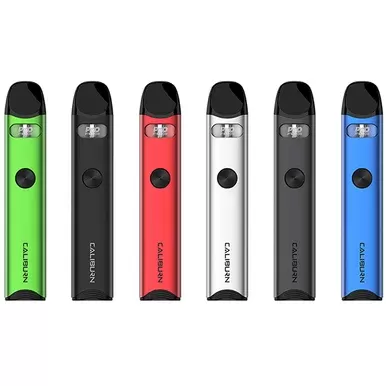 Uwell Caliburn A3 Kit - Color#Black>Gray>Silver>Red>Green>Blue