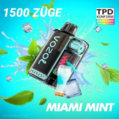 Vozol Vista Plug – Miami Mint Starter Kit - Vapebazar