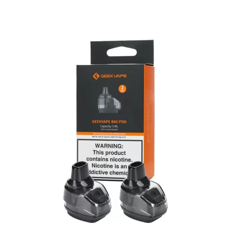 Geekvape B60 Aegis Boost 2 Replacement Pods 5ml (No Coils Included) - Geekvape / Large