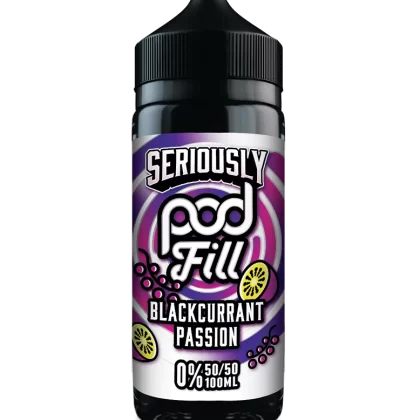Blackcurrant Passion Pod Fill E Liquid 100ml – 50VG - Vapestorm Co