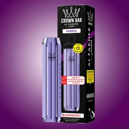 Crown Bar Al Fakher Basisgerät – Purple - Vape Store