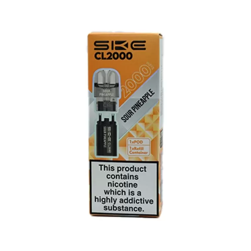 SKE CL2000 Prefilled Pods Sour Pineapple - Strength#20mg