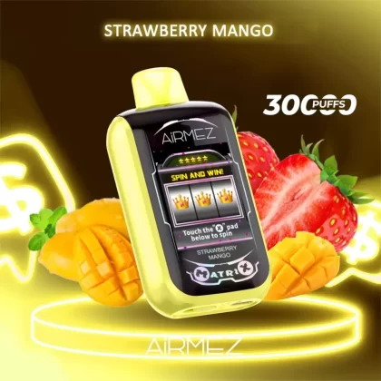 Airmez Matrix Pro 30000 Puffs – Strawberry Mango - Ozvapeone (766F16)