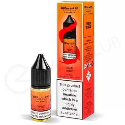 Tiger Blood Nic Salt E-Liquid by Elux Legend - Ecigpremium