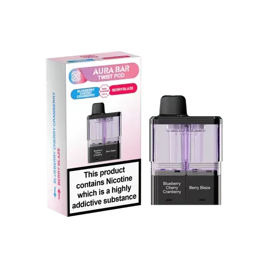 Crystal Prime Twist 40K Prefilled Pods - Lemon Lime / Strawberry Raspberry Cherry Ice