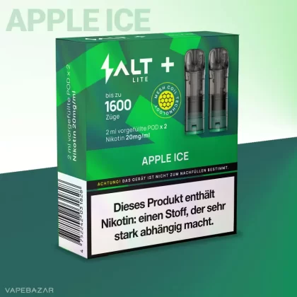 Salt+ Lite Pod – Apple Ice (2er Pack) - Apfel / Ice