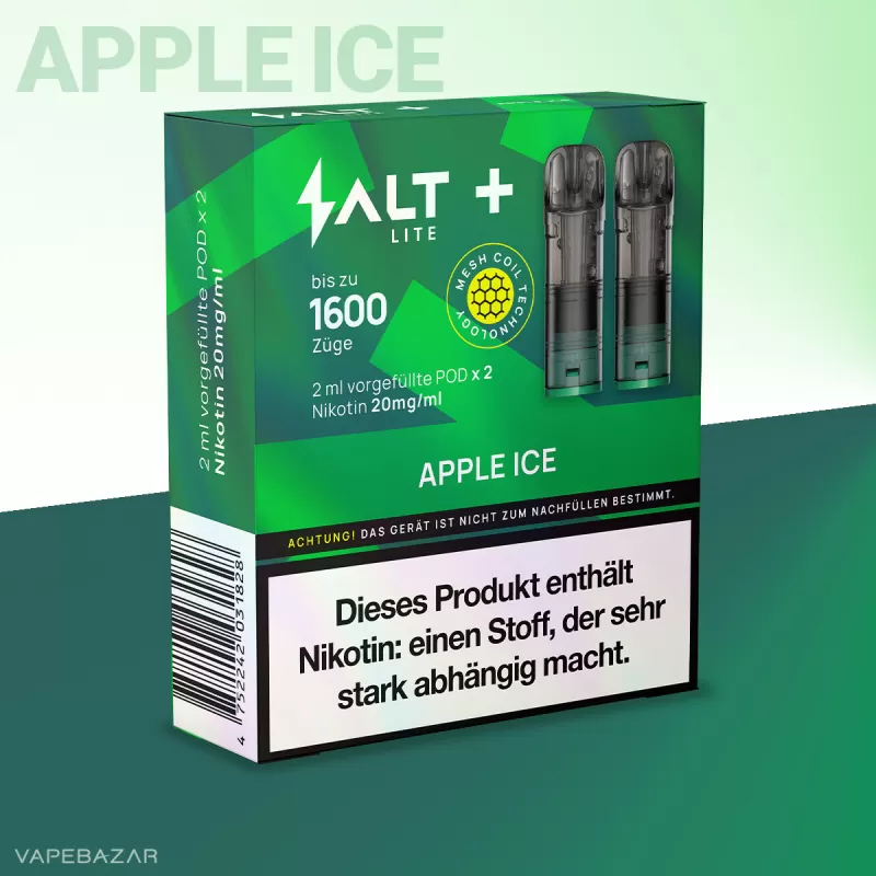 Salt+ Lite Pod – Apple Ice (2er Pack) - Apfel / Ice