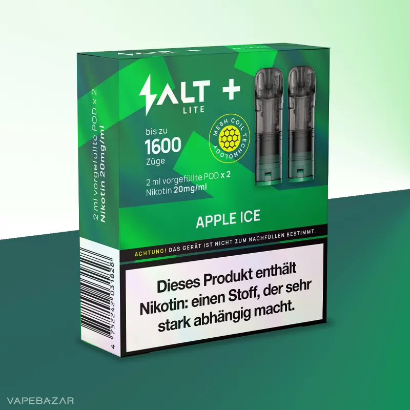 Salt+ Lite Pod – Apple Ice (2er Pack) - Apfel / Ice - Image 2
