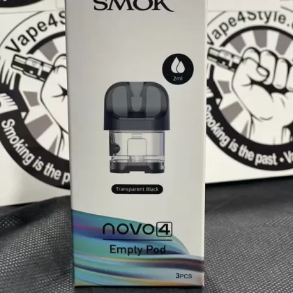 Smok Novo 4 Replacement Pods - Color#Black>Clear