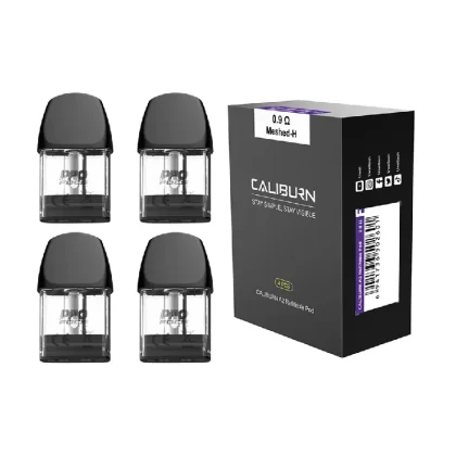 Uwell Caliburn a2 Pods 4pk - 0.9 top refill, 1.2 side refill (346374)