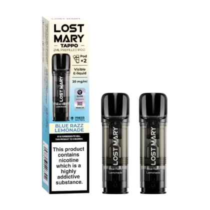 Blue Razz Lemonade Lost Mary Tappo Pods - Ecigwizard