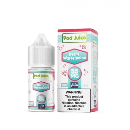 Pod Juice Berry Watermelon TF 30ml Nic Salt Vape Juice - 35mg (Synthetic Nicotine), 55mg (Synthetic Nicotine)