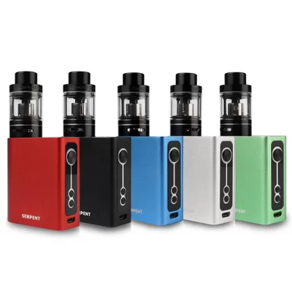 Wotofo Serpent 50W 2000mAh-5ML Box Mod Full Kit with Serpent Sub Tank - Black