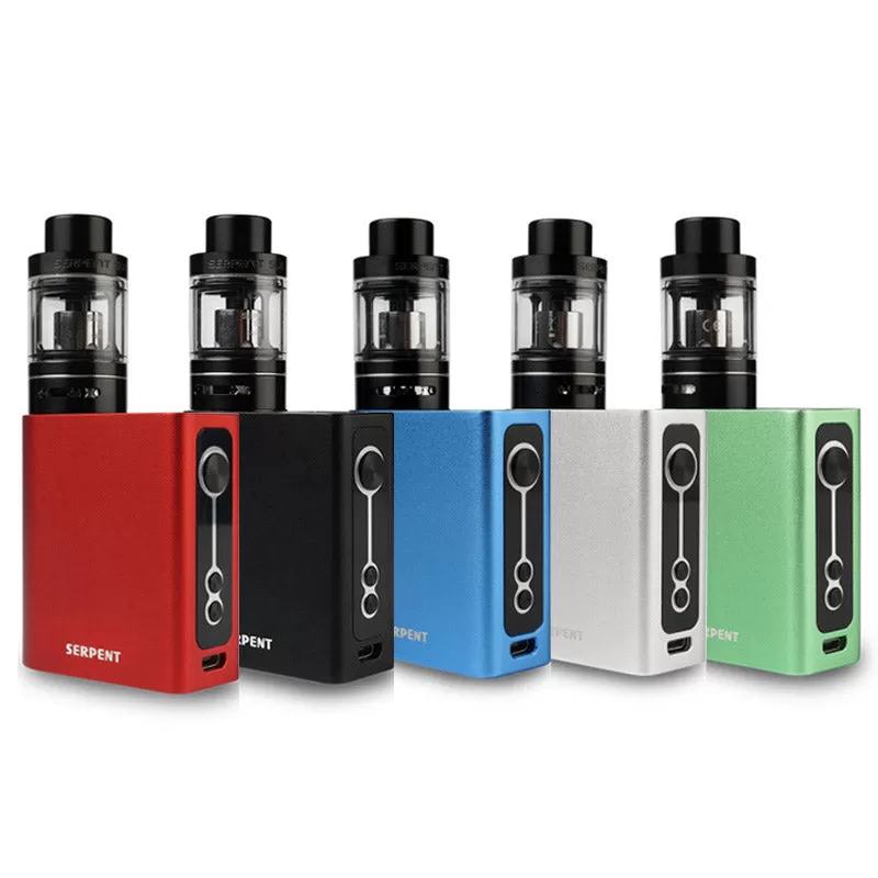 Wotofo Serpent 50W 2000mAh-5ML Box Mod Full Kit with Serpent Sub Tank - Black