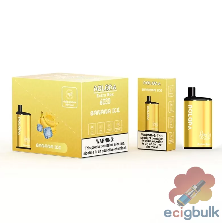 Doloda Extra Box 6000 Puffs Rechargeable Disposable Vape β 2%/5% Nicotine - Image 3