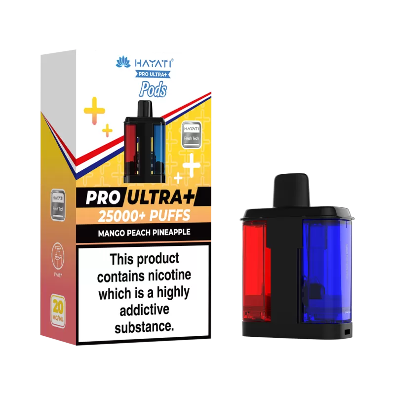 Mango Peach Pineapple Hayati Pro Ultra Plus Refill Pack - Ecigwizard