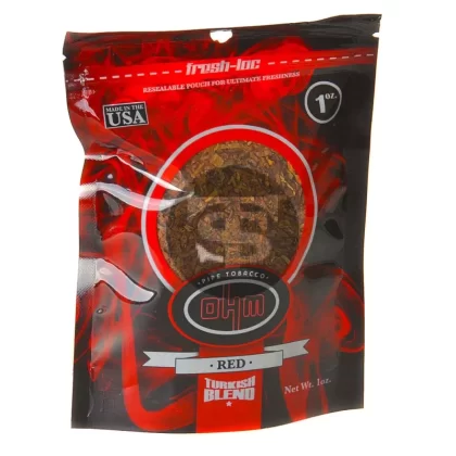 OHM Turkish Red Blend Pipe Tobacco 1 oz. Bag - Ejuicewarehouse
