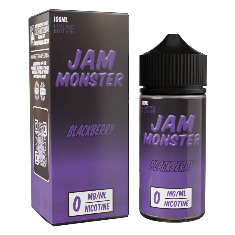 Jam Monster - Blackberry - 100ML E-Liquid - 3MG