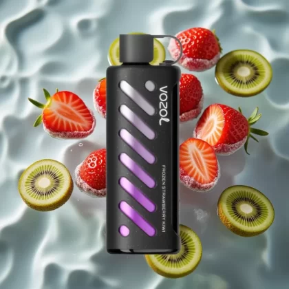 VOZOL Gear Shisha 25000 Puffs Frozen Strawberry Kiwi Disposable Vape with S.i.L.C Tech & Dual Mesh Modes - Bangvapeaustralia