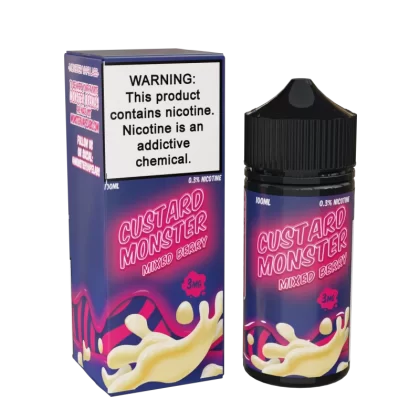 Custard Monster - Mixed Berry - 100ML E-Liquid - 3MG