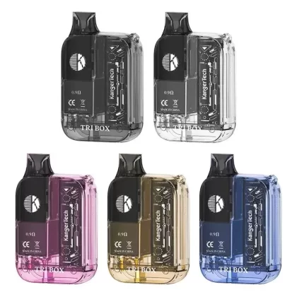 Kangertech Tri Box Pod kit - Vapourdeal - Translucent Yelow